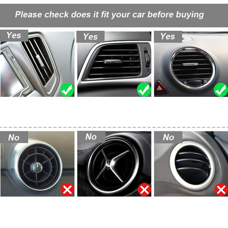 10 PCS Car Air Conditioner Outlet Decorative Soft Strip Accessories Auto Interior Grille Decorative Strip Universal U-shaped