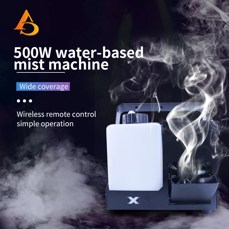 500W Water Based Smoke Machine Stage Effects for DJ Disco Show Event Party Wedding Remote Control DMX Fazer Smoke Equipment