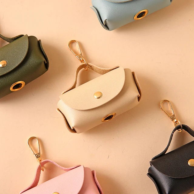 Stylish Pet Bag Holder Leather Pet Poop Bag Holder With Dispenser For Dog Bags Portable Dog Poop Bag Organizer Pet Supplies 4