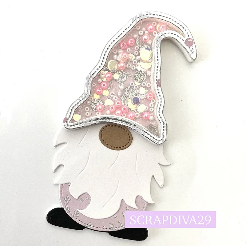 Shaker Gnome Metall Stanzformen DIY Scrapbooking Karte Schablone Papier Handwerk handgemachte Album Handbuch Dekoration