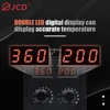 JCD 750W Soldering Station 2 IN 1 Hot Air Gun LCD Dual Digital Display Electric Soldering Iron SMD Welding Rework Station 8586D 2