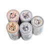 1Roll Recycled  Retro Decorative Autumn PET Tape Scrapbook Ebony Flower DIY MaterialBreeze Stickers Adhesives 60mm*2m 5