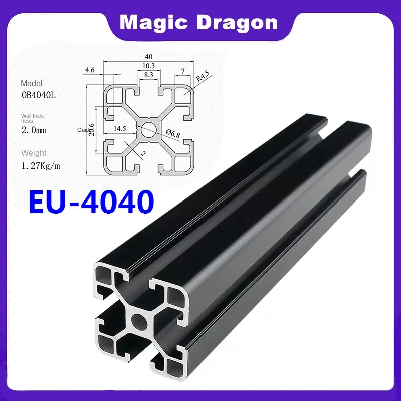 Profilo In Alluminio T Slot 40x40 Mm, Lunghezza 450 Mm (17 11/16 Pollici) - Usato Ma In Buono Stato