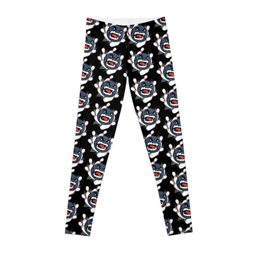 

angry cartoon bowling favorite Leggings gym pants gym womans Women's push up Women's sportswear Womens Leggings