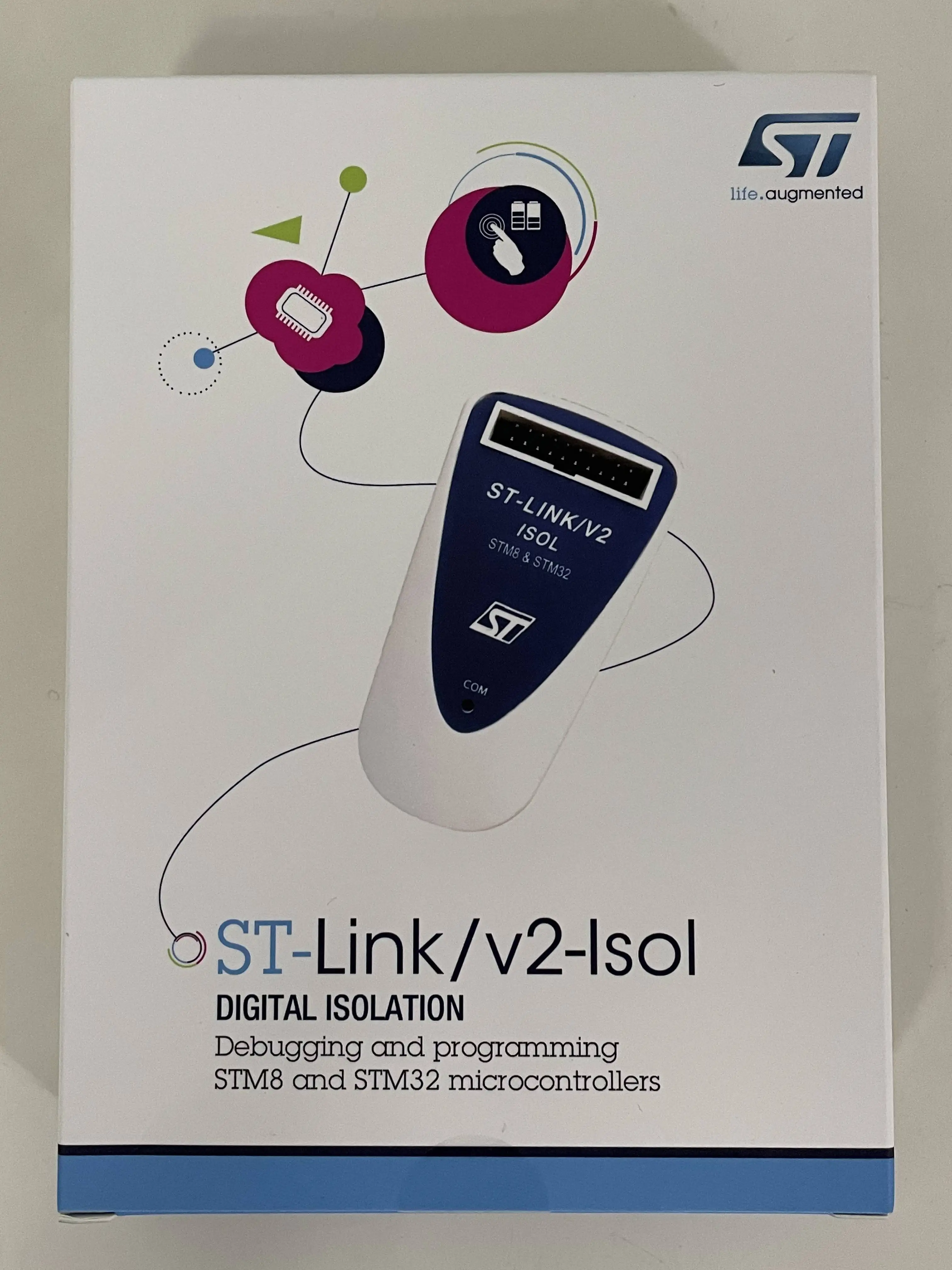 St-Link/V2-Isol Debugger Programmatore In-Circuit, Stm8 E Stm32 Mcu Family Support