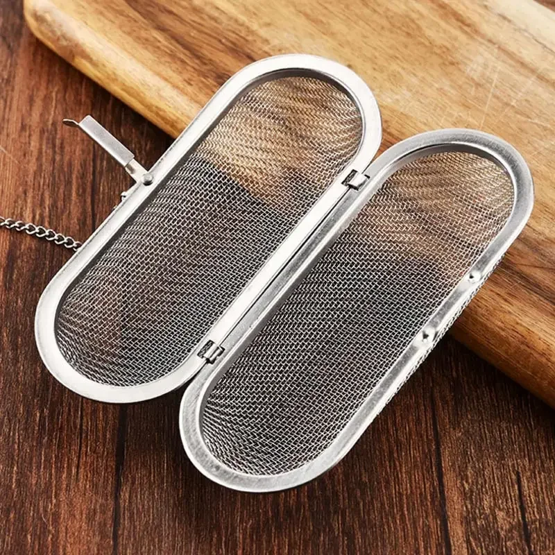 Reusable Tea Infuser Filter Stainless Steel Spice Loose Leaf Herbal Kitchen Gadgets Strainer Tools