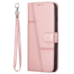 Leather Strap Wallet Phone Case Cover for OPPO Reno7 5G (YI0034)