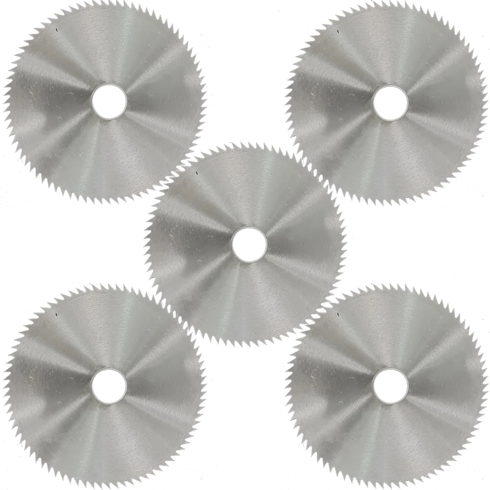 1/3/5 Stück 125mm Kohlenstoffstahl Kreissägeblatt Holzschneidscheibe Rotationswerkzeug 22mm Bohrloch Schneidklinge für Holzbearbeitung Rotationswerkzeug – Detail 5