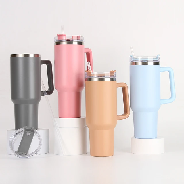 Simple Modern 40 oz Insulated Tumbler with Handle and Straw Lid