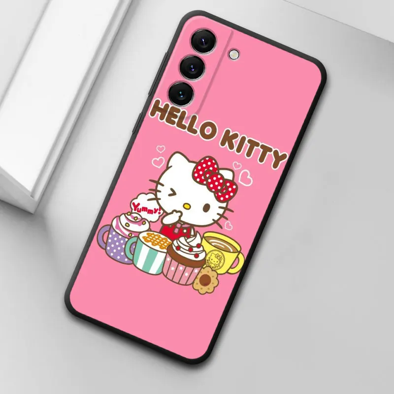 thumbnail image 1 of Funda de teléfono con lazo bonito de Hello Kitty para Samsung Galaxy, A53, A54, A51, A52, A73, A72, A71, A12, A13, A14, A70, A50, A21, A33, A42, 1 of 5