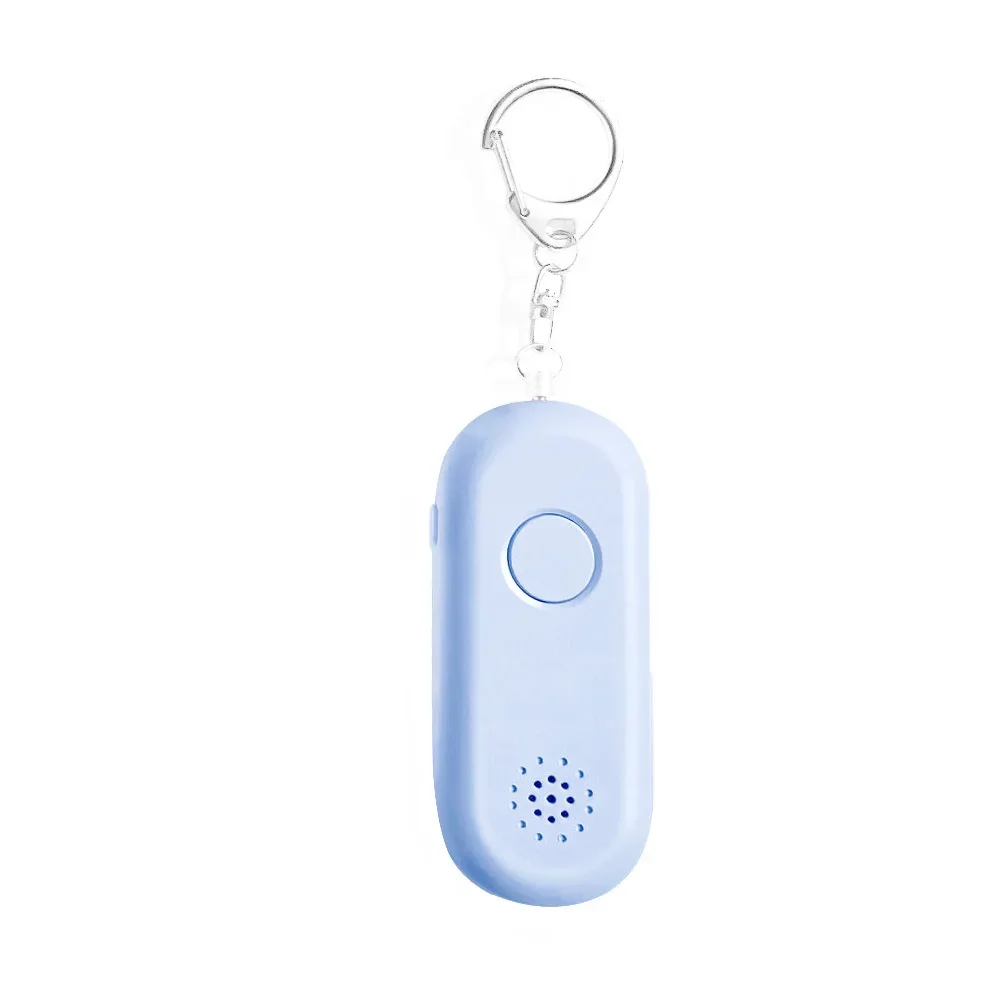 개인 보안 풀러 알람 키 체인, SOS 비상 호신 여성 보호, 노인 풀 링 사이렌, USB 충전, 120DB