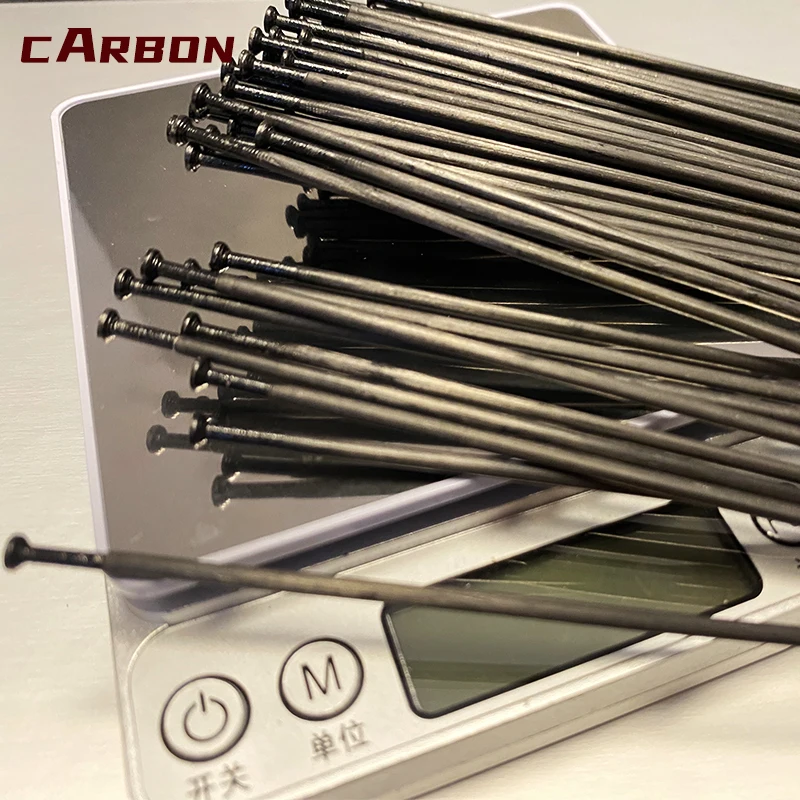 Carbon spokes cycling spokes lightest 1.8g thin flat 52pcs