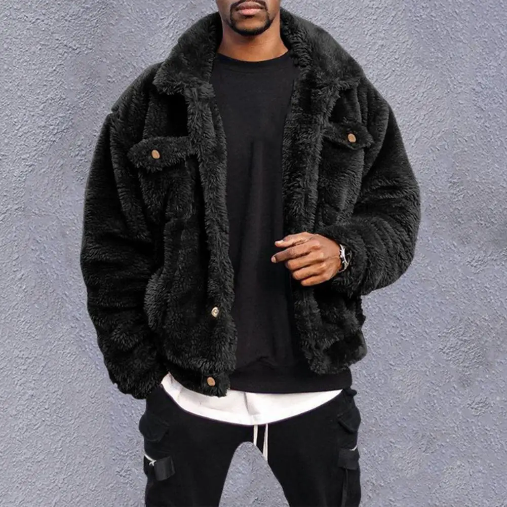 

Winter Jacket Fantastic Casual Men Coat Outwear Men Jacket Fluffy Men Jacket for Work