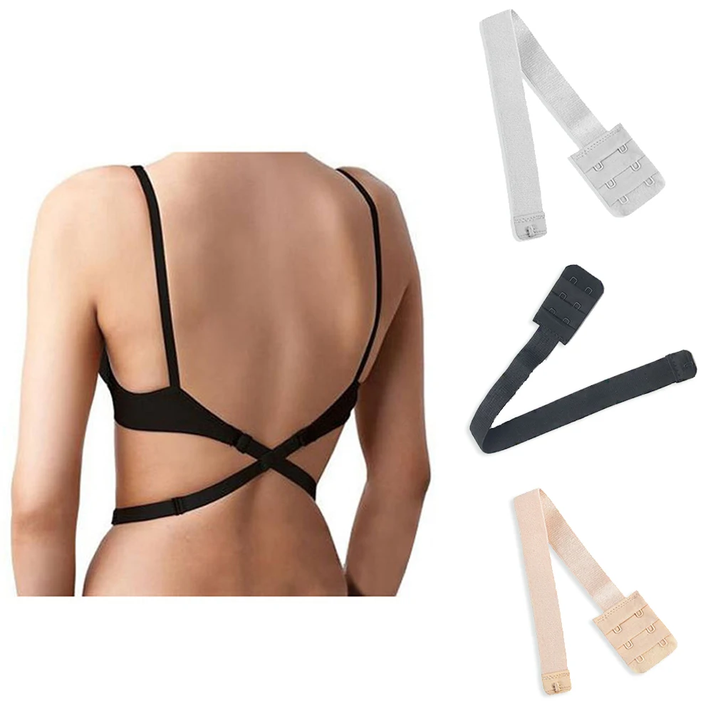 

Deep V-neck Open Back Extension Belt Bra Cross Belt Invisible Underwear Conversion Belt For Low-back Dresses Backless Fully Bra