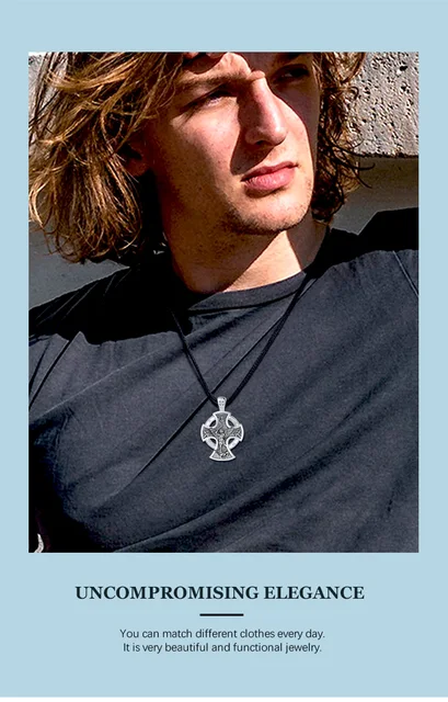 Collana Uomo San Michele Arcangelo - Medaglia Religiosa In Acciaio Inossidabile