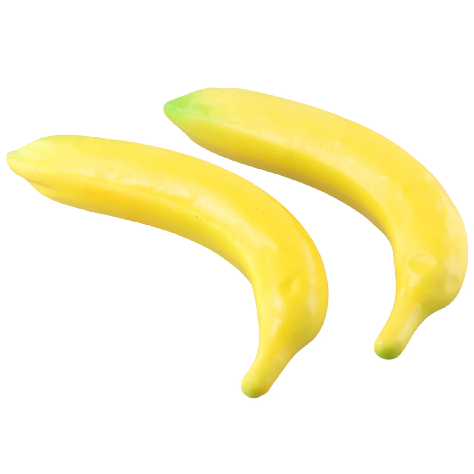 

Home Decor Artificial Bananas Realistic Display Fake Fruit Set Table Display Wedding Decor 2 Piece Yellow 20cm