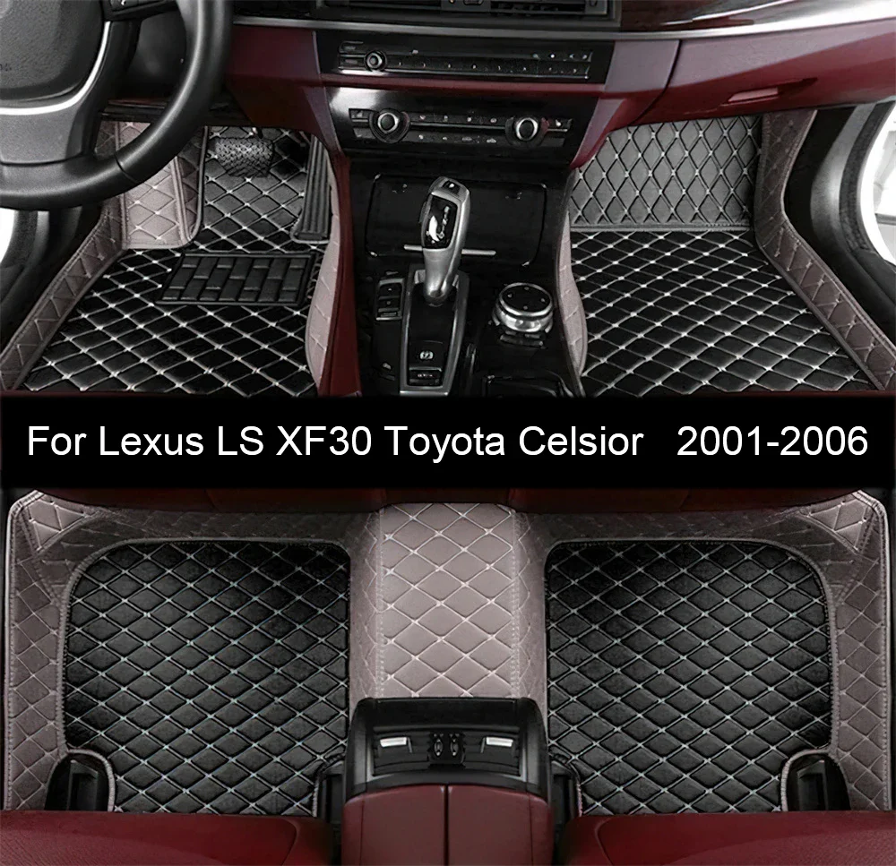 Car Floor Mats For Lexus LS XF30 Toyota Celsior 2001 2002 2003 2004 ...