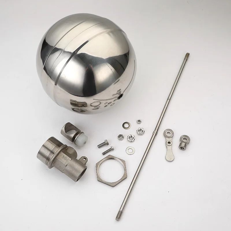 2 "Stainless Steel Float Ball Valve Adjustable Stainless Steel Tank DN50 Water Tower Pool Control Float Ball