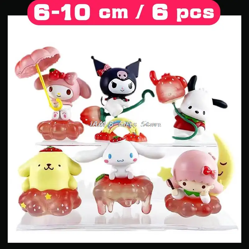 thumbnail image 1 of Caja sorpresa con figuras de My Melody n.° 1, juguetes SANRIO, decoración del hogar, colección de dibujos animados de anime japonés kawaii, lindo regalo de Navidad, 1 of 5
