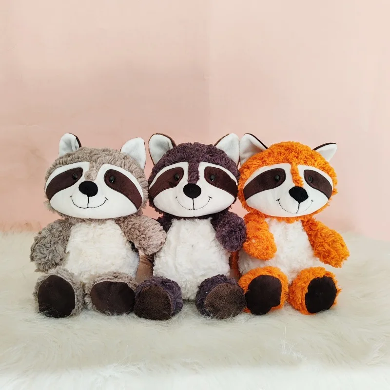 25cm Cute Raccoon Plush Toys Simulation Northern Raccoon Stuffed Doll Animal Children Lovely Birthday Christmas Gifts