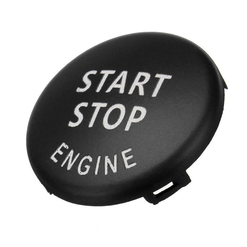 Car engine start button cover 1Pcs Car Front Center Start Stop Engine Button Switch Cover For BMW 1 3 5 Series E87-E93 E60 X1 E84 X3 E83 X6 E71 Z4 E89
