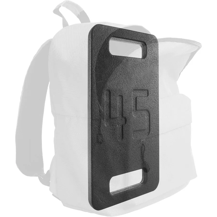 Cast Iron Ruck Weight - Weighted Fitness Plate with Handle