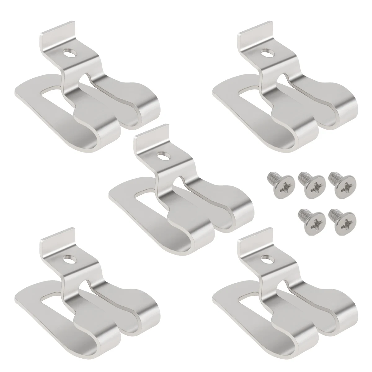 5pcs Stainless Steel Material Electric Drill Belt Clip Replacement Hooks Tools Holder for Impact Drills Tools Belt Holder Clips