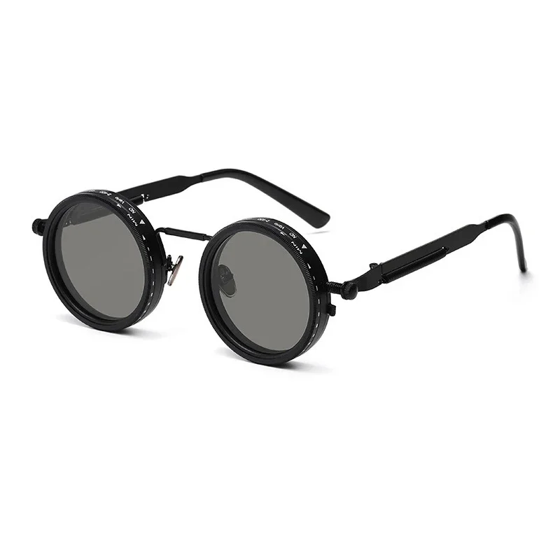 Polarized Round Sunglasses Men ND9 Adjustable Dimming Sun Glasses Women Retro Punk Fishing Eyeglasses Outdoor Shades UV400 - Image 6