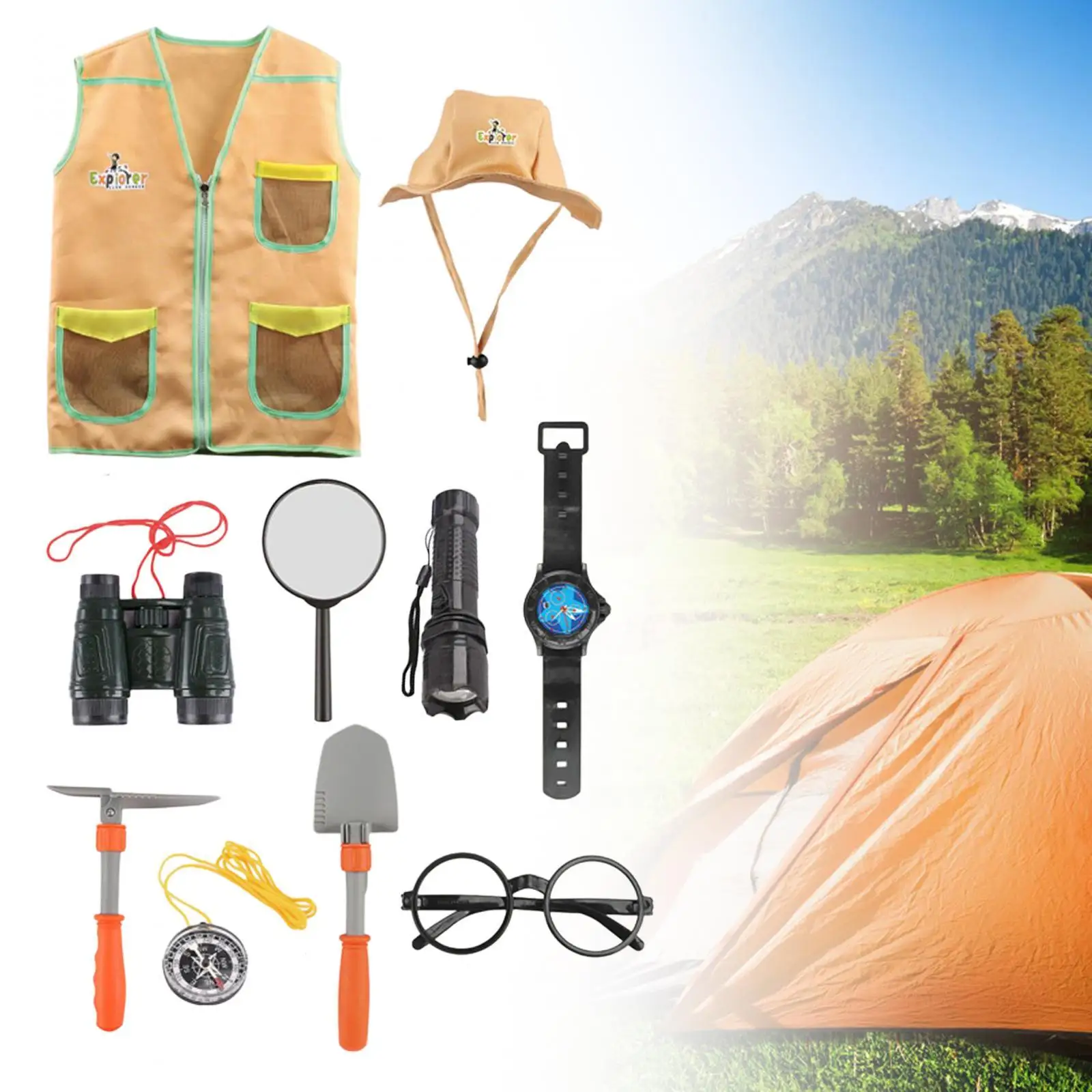 

Outdoor Explorer Kits Kids Dress up for 3-7 Years Old Kids Children Boys