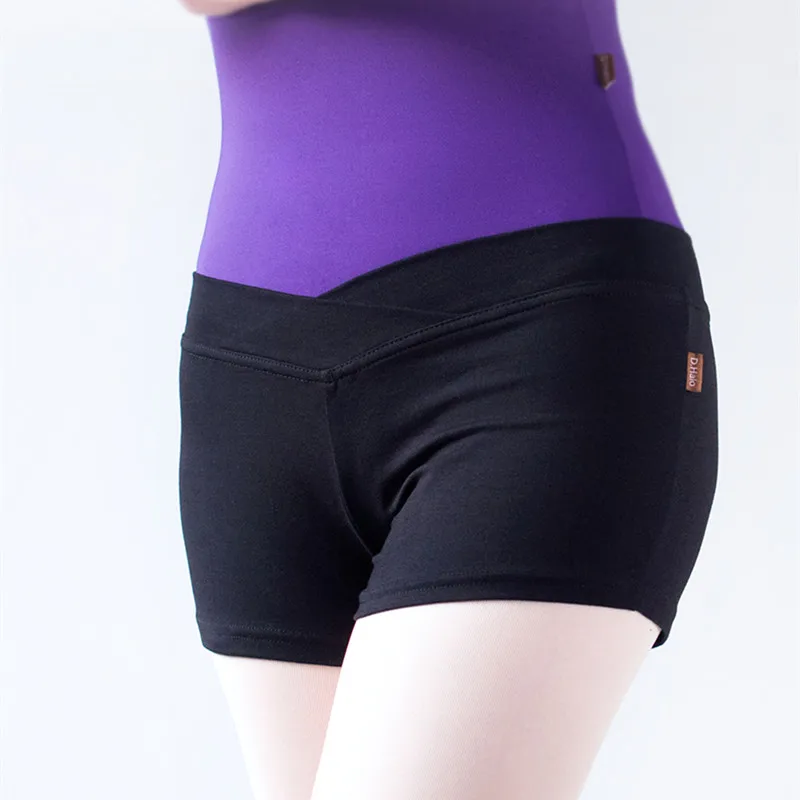 

Dance Clothing Adult Women Ballet Exercise Shorts Tight Body Suit Gymnastics Practice Wear Pants Girl Short