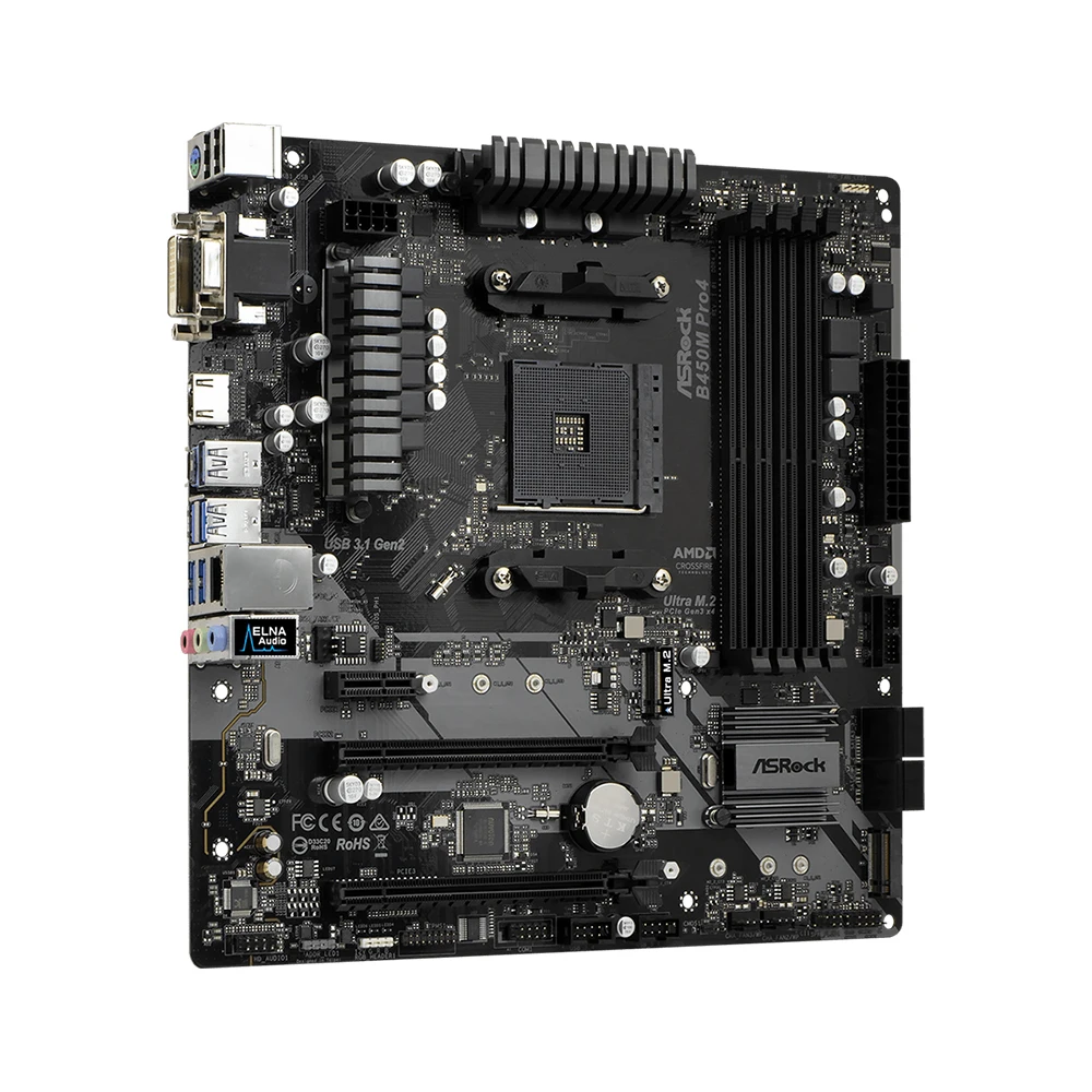 AMD Ryzen 7 5700G ＋ ASRock B450M PRO4 ASRock > B450M Pro4