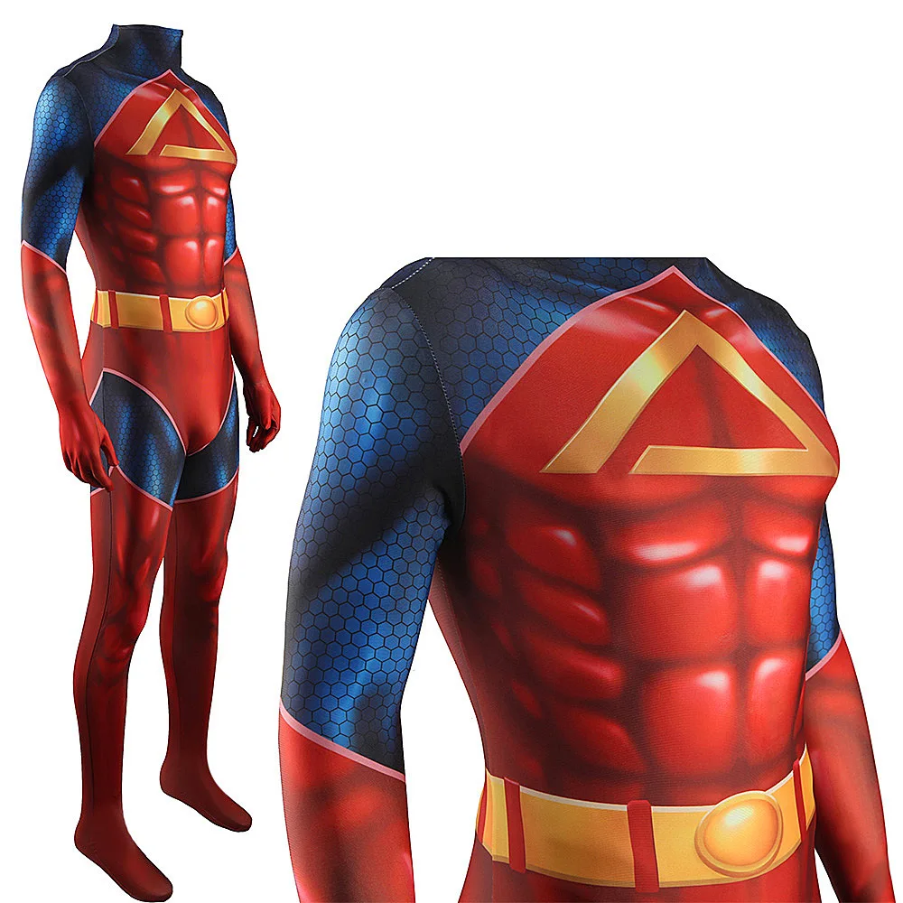 Marvel-Inspired Gladiator (Kallark) Spandex Bodysuit Cosplay Costume for Adults