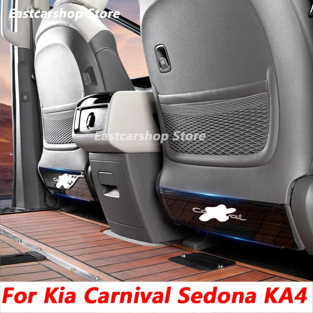 For Kia Carnival KA4 2022 2023 2024 Stainless Rear Trunk Inner Outer Bumper  Plate Protector Cover Car Accessories - AliExpress
