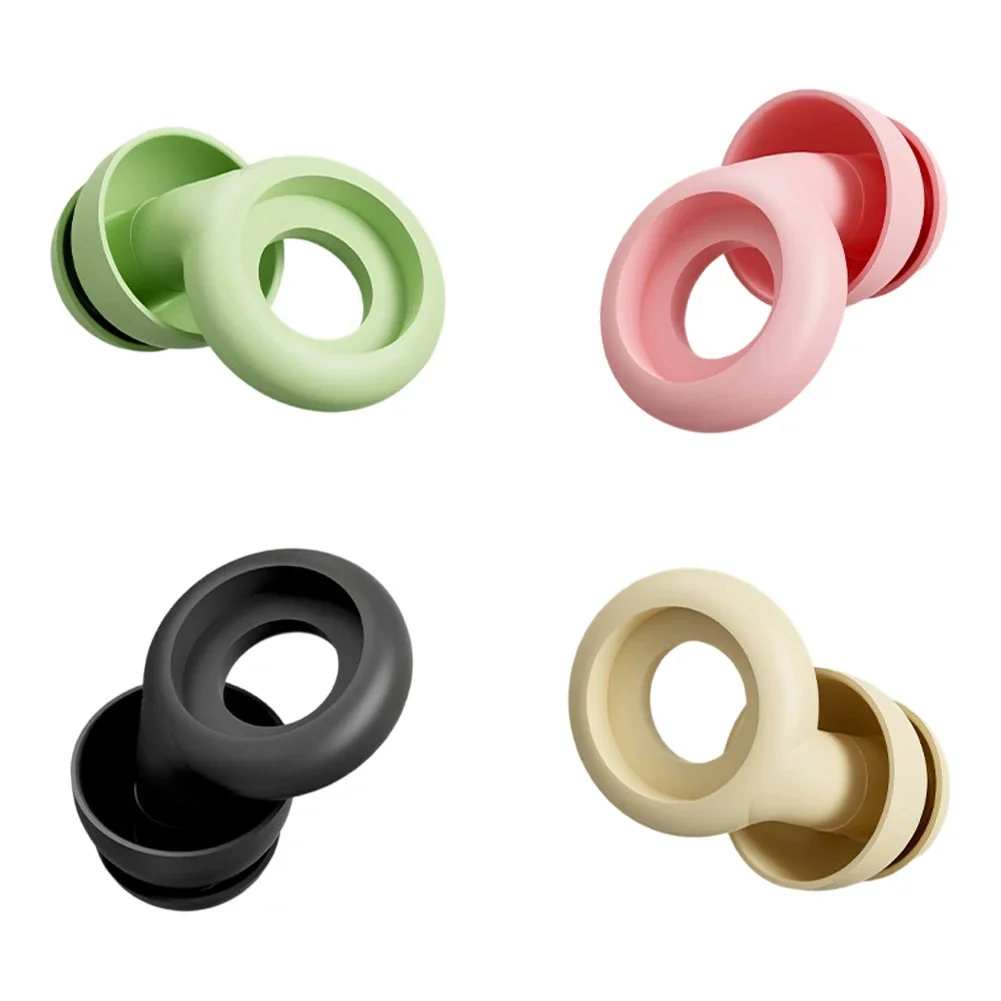 Premium Soundproof Silicone Sleep Earplugs - Noise Cancelling & Disturbance Reduction