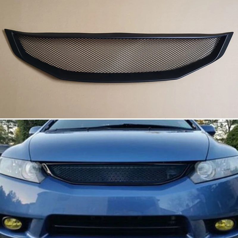 

Fit Honda Civic Si Sedan 2009 2010 2011 Year Racing Grille Redesign Front Bumper Grill Body Kit Accessories