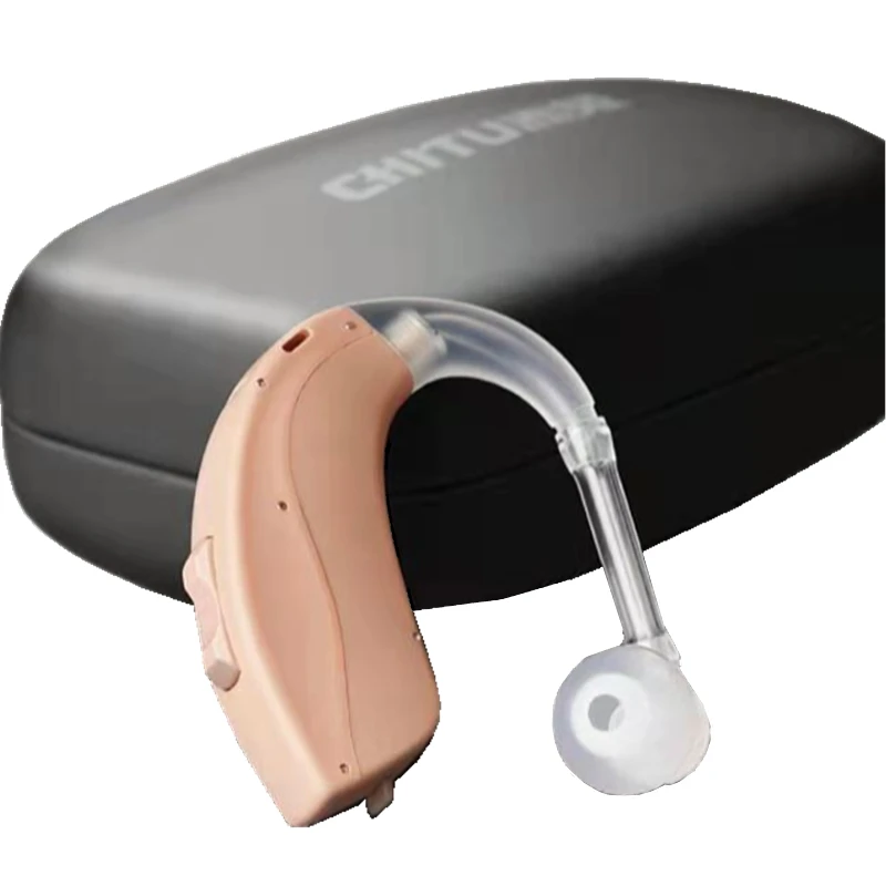Digital Hearing Aids Deafness Headphone Powerful Battery Replacement Deaf Aid for Moderate to