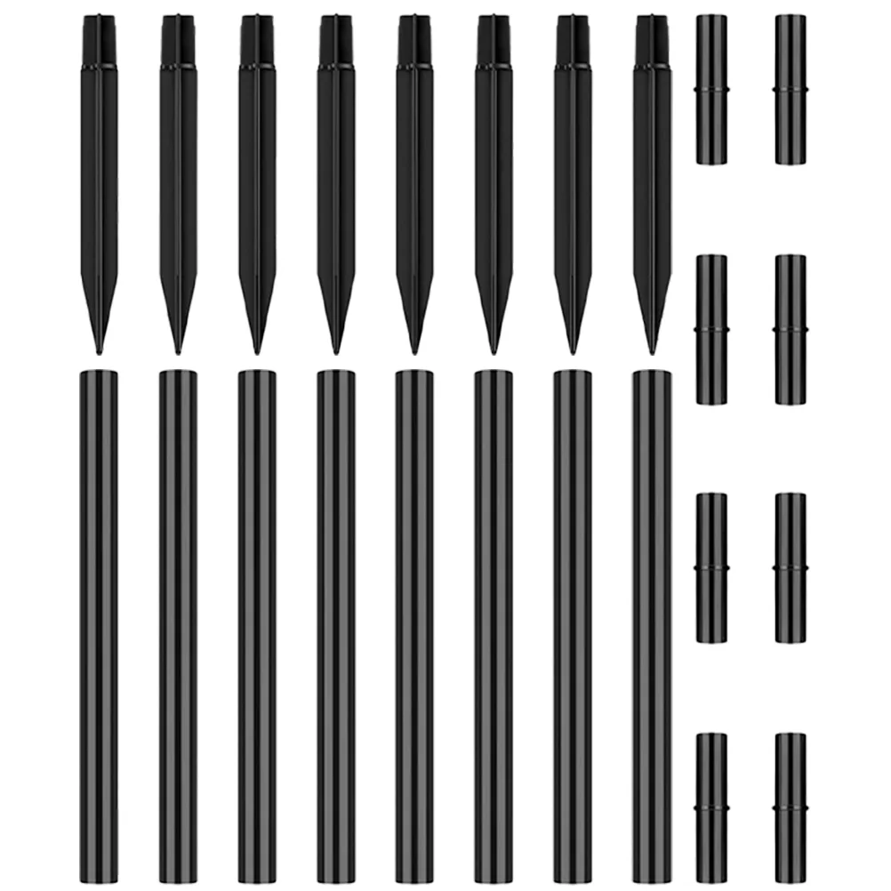 8 Sets Torch Lights Stake Lamp Street Replacement Pile Stakes for Outdoor Lights Ground Parts 100 x 2m sets lot flat u type led aluminium extrusion and anodized silver aluminum profile for led ceiling wall lights
