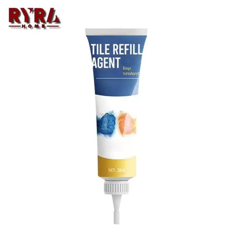 

1PC Waterproof Tile Gap Repair Agent White Tile Refill Grout Pen Mouldproof Filling Agents Wall Porcelain Bathroom Paint Cleaner