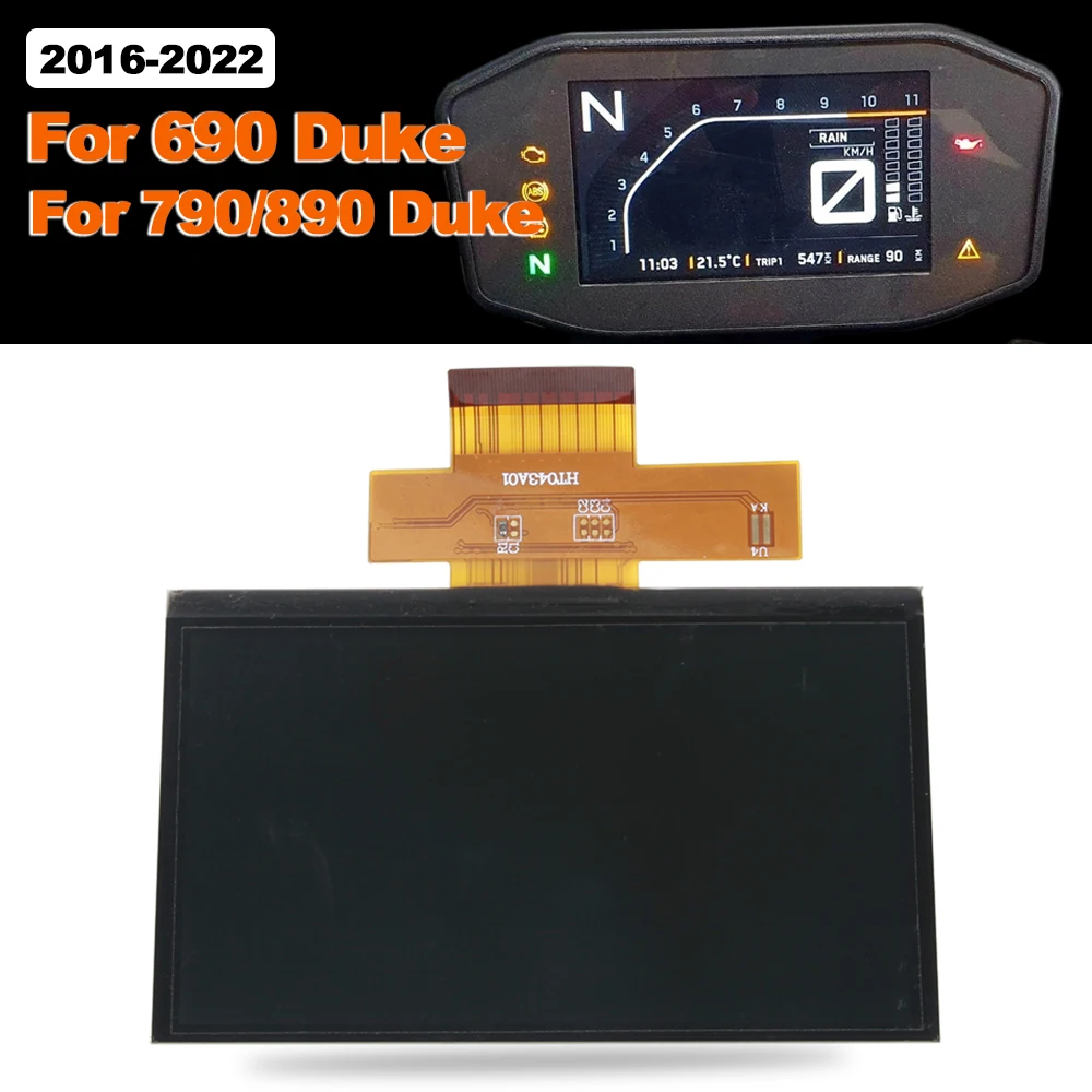 

LCD Display Ultra Thin for KTM Duke 890 790 Duke 690/R 2016-2022 Accessories Motorcycle Speedometer HD Screen Instrument Guages