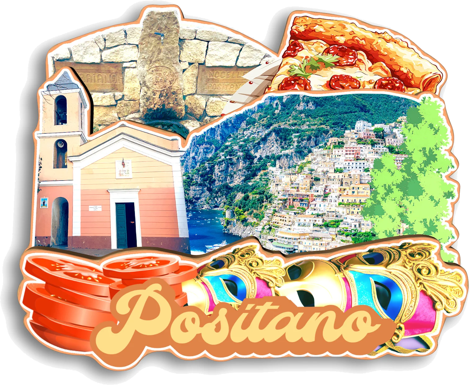 Marsala San Remo San Vito Gimignano Viterbo Noto Terni Positano Modica Italy Fridge Magnet Travel Souvenir Gift