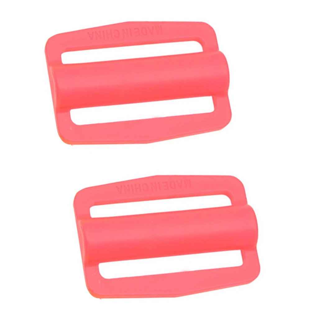 Scuba Diver's Choice Set of Two Adjustable Lightweight Plastic Fasteners for Standard Dive Gear Straps