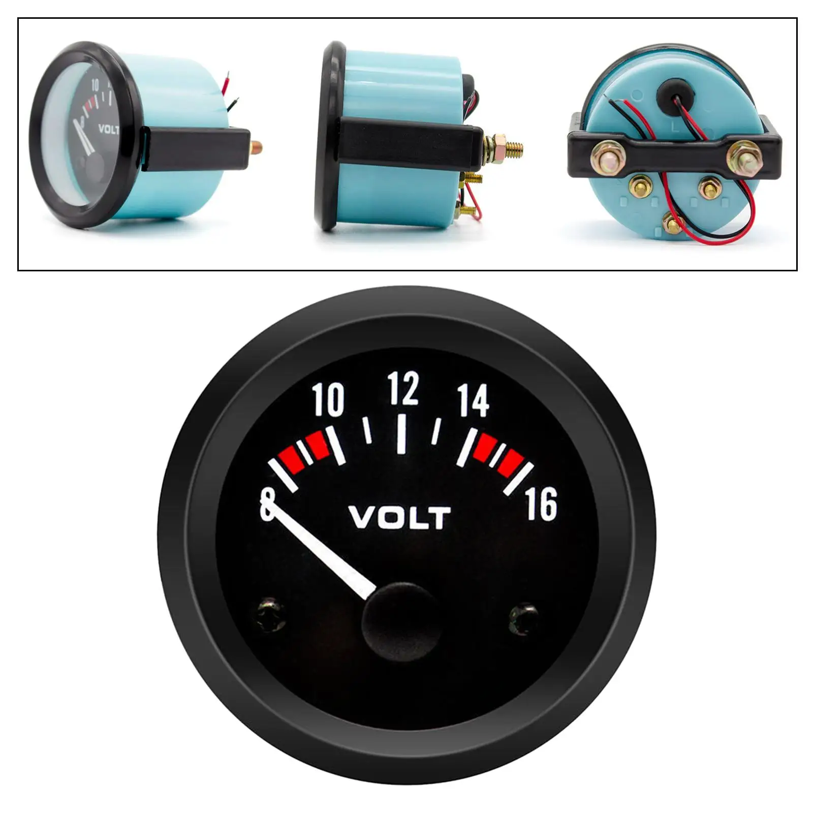 Voltage Gauge Direct Replacement 12V Universal for Most Car Modification