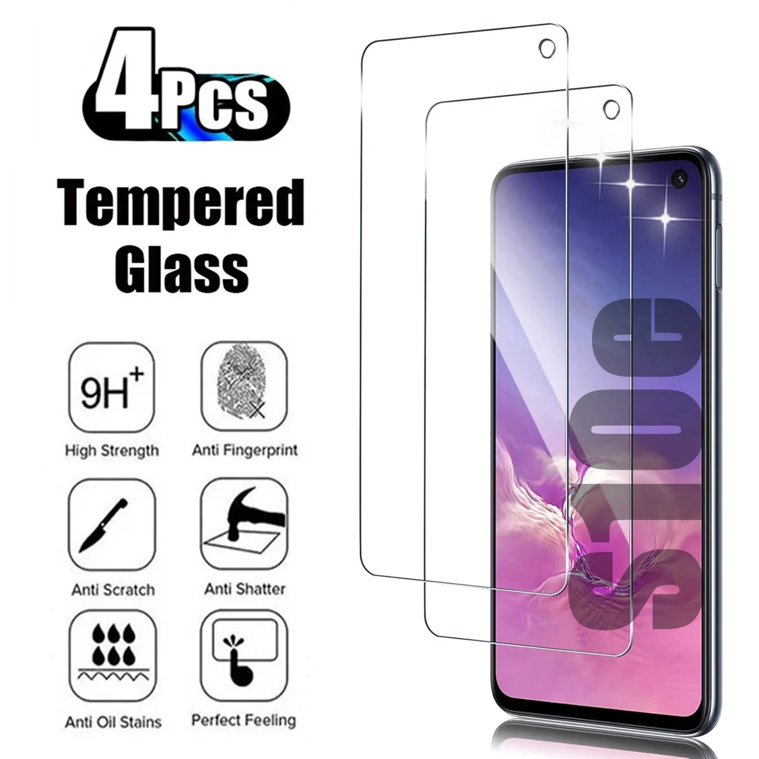 

2/4 шт. для Samsung Galaxy S10e закаленное стекло для Galaxy S10e Защитное стекло для экрана