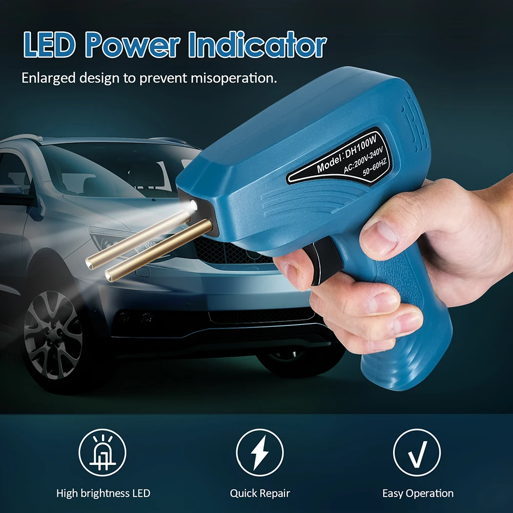 Machine à Souder Plastique 100W - Kit Réparation Pare-chocs Voiture Avec 400 Agrafes