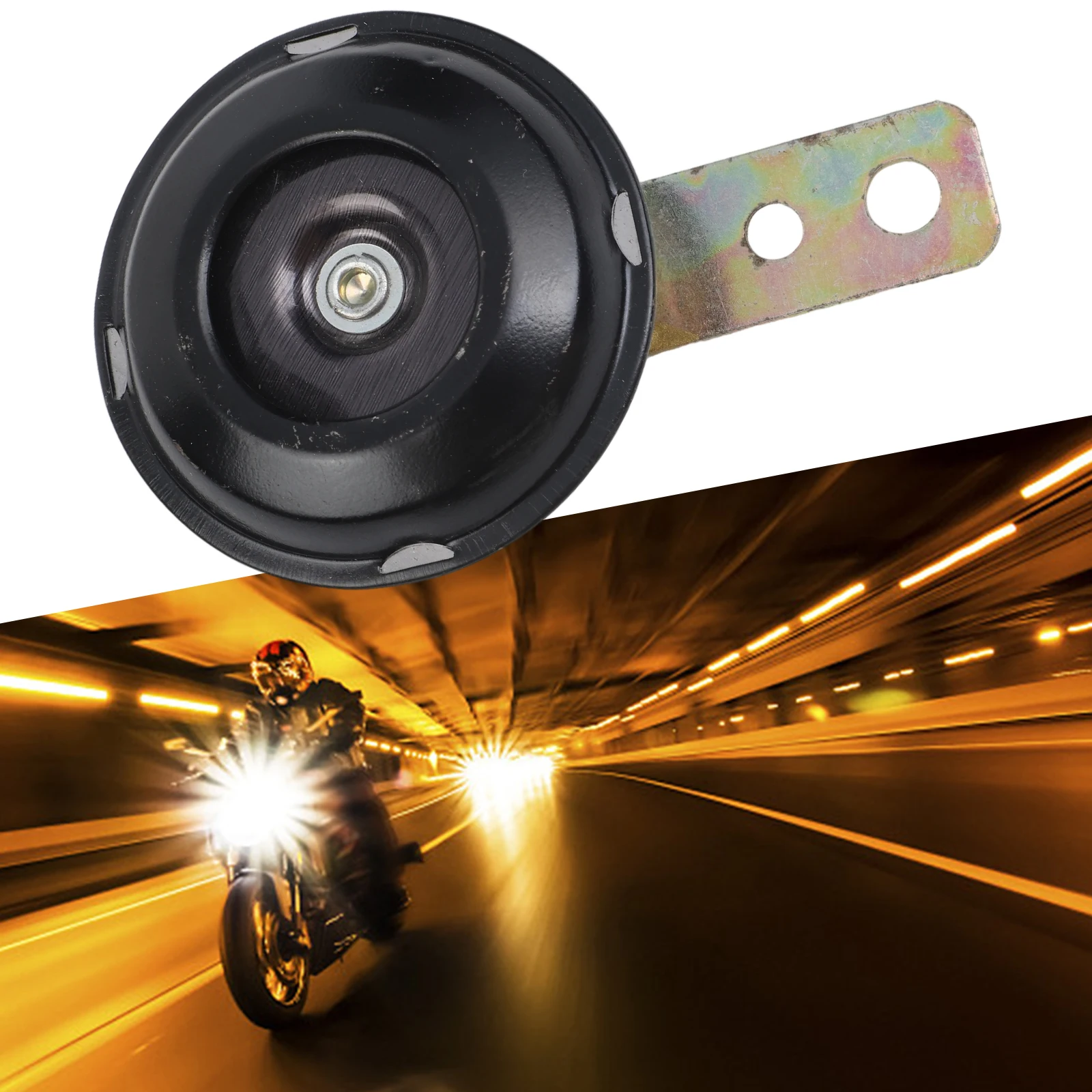 Motorcycle Horn Motorbike Replacement Accessories 1 Pcs 12V 1.5A 12v Black Electric Horn