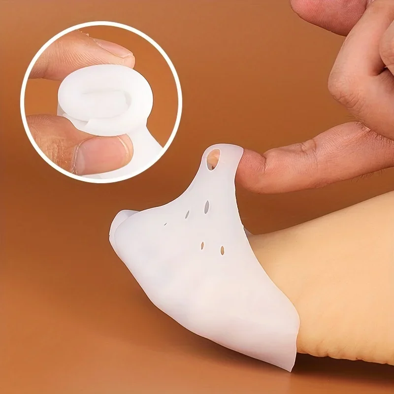 Silicone Gel Toe Pads Forefoot Pad Toe Guards Toe Covers for Ball of Foot Metatarsal and Ballet Pointe Protect Comfort Feet Care
