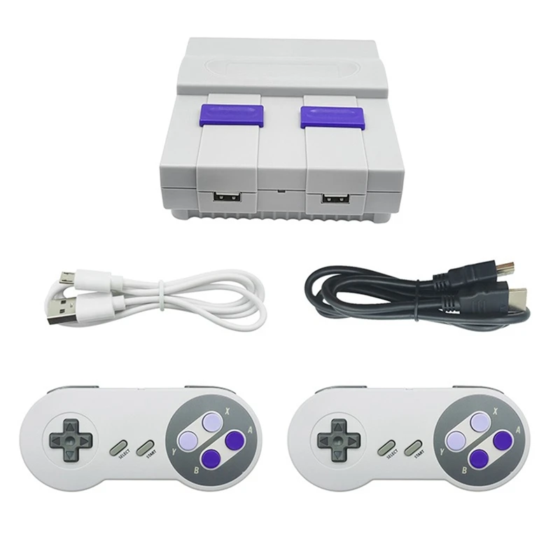 Hot-For Snes821 Console Di Gioco Retrò 2.4G Wireless Double Mini Console Di Gioco Tv Console Di Gioco 821 Giochi Integrati