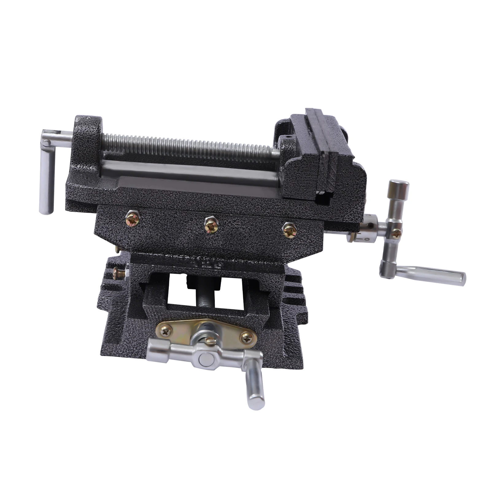 3"/5"/6" Cross Slide Vise Drill Press Heavy Duty Metal Milling 2-Way XY Clamp Machine For Water Pump, Pipe, Steel Wire 3