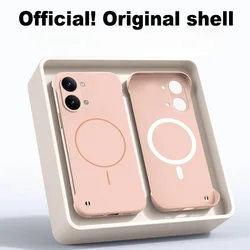 Ultra Thin Hard PC Matte Frameless Cooling Shockproof Case with Magsafe Charging Compatibility for Poco X8 Pro (Pink Gold)