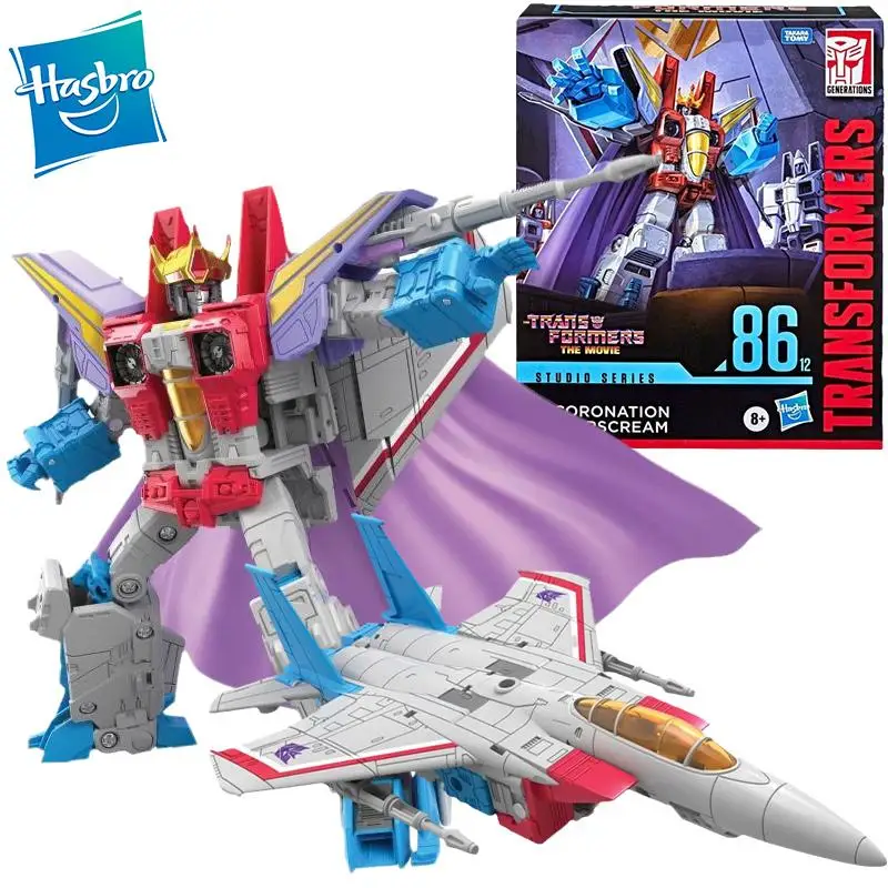 Sac Transformers The Movie Studio Series 86 Ss86-12 Leader Incoronation Starscream Robot Figure Anime Action Model Toys Gift